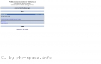 Screenshot vom Script Adams G�stebuch