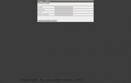 <h4>Beschreibung</h4><p>Im Schritt 4 wird ein Adminname und das Passwort festgelegt.</p>
