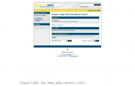 <h4>Beschreibung</h4><p>Die Useransicht ist sch�n gestaltet.</p>