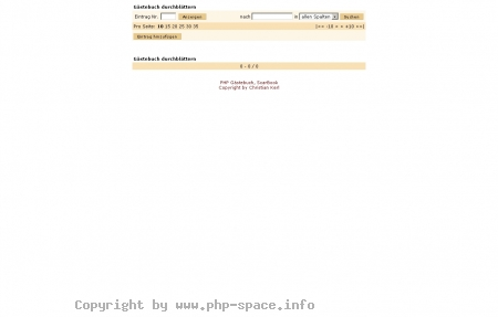 <h4>Beschreibung</h4><p>das ist die G�stebuchansicht des users.</p>