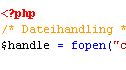 Dateihandling mit PHP