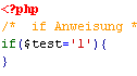 if Anweisung