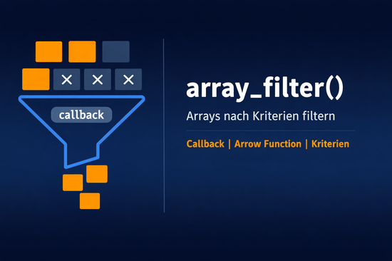 Illustration zum Tutorial: PHP array_filter: Arrays nach Kriterien filtern