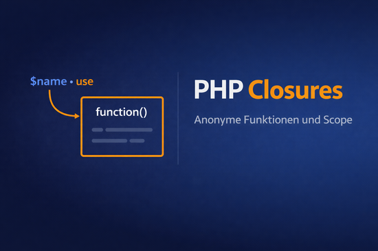 Illustration zum Tutorial: PHP Closures: Anonyme Funktionen mit Zugriff auf den äußeren Scope