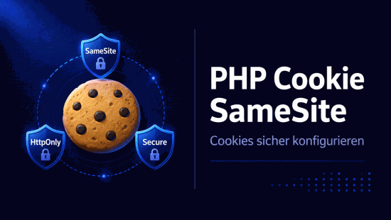 Illustration zum Tutorial: PHP Cookies modern setzen: SameSite, HttpOnly und Secure-Flags