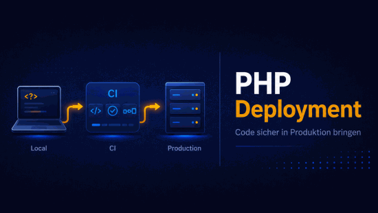 Illustration zum Tutorial: PHP Deployment-Strategien: Von FTP bis CI/CD