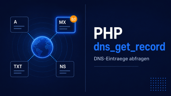 Illustration zum Tutorial: PHP dns_get_record(): DNS-Eintr&auml;ge einer Domain abfragen