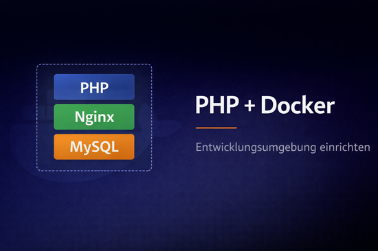 Illustration zum Tutorial: PHP mit Docker: Entwicklungsumgebung Schritt für Schritt einrichten