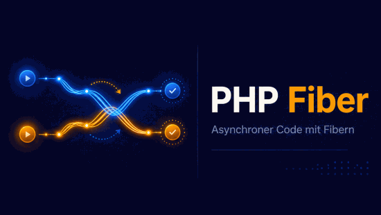 Illustration zum Tutorial: PHP Fiber: Asynchrone Codeausf&uuml;hrung mit PHP 8.1