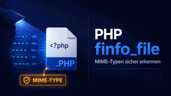 Illustration zum Tutorial: PHP finfo: MIME-Type sicher per Magic-Bytes erkennen