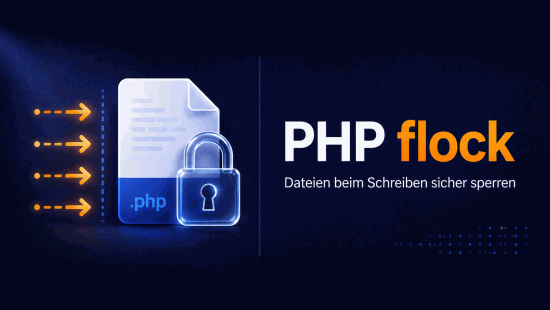 Illustration zum Tutorial: PHP flock(): Dateisperren f&uuml;r sicheres paralleles Schreiben