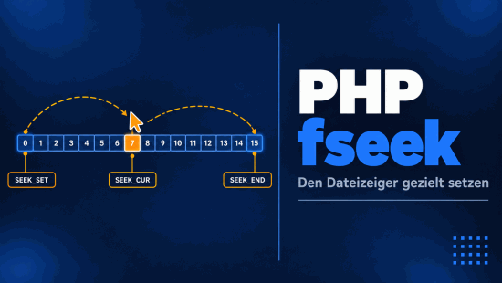 Illustration zum Tutorial: PHP fseek() Function: Dateizeiger gezielt setzen