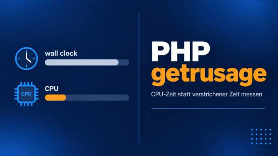 Illustration zum Tutorial: PHP getrusage() Function: CPU-Zeit unter Linux messen