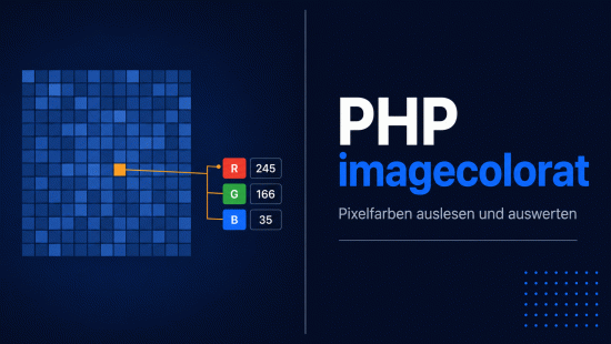 Illustration zum Tutorial: PHP imagecolorat(): Pixelfarben auslesen und auswerten