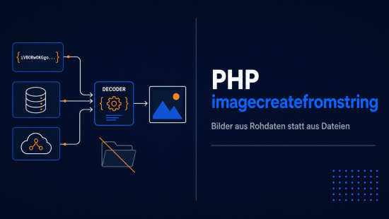 Illustration zum Tutorial: PHP imagecreatefromstring(): Bilder aus Daten