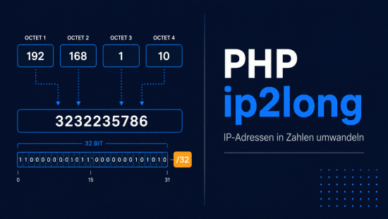 Illustration zum Tutorial: PHP ip2long(): IP-Adressen in Zahlen umwandeln und zur&uuml;ck