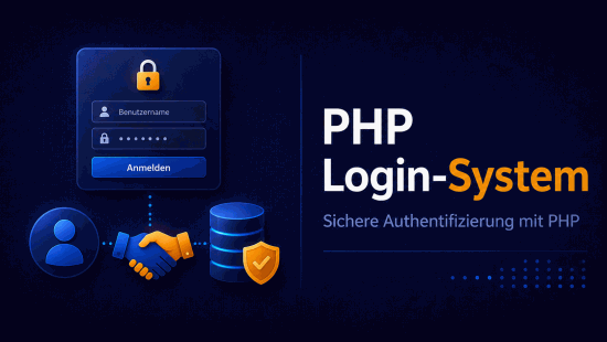 Illustration zum Tutorial: PHP Login-System bauen: Sicheres Auth-System Schritt für Schritt