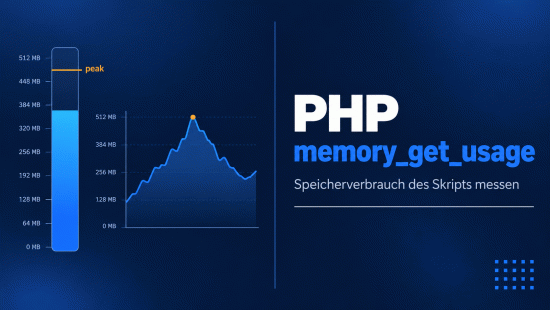 Illustration zum Tutorial: PHP memory_get_usage() Function: Memory Usage und Peak