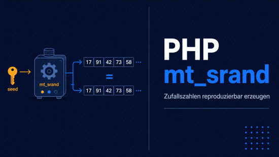 Illustration zum Tutorial: PHP mt_srand(): Zufallszahlen reproduzierbar erzeugen