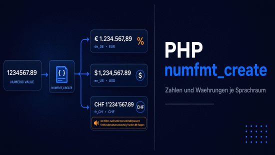 Illustration zum Tutorial: PHP numfmt_create(): Zahlen und W&auml;hrungen lokal