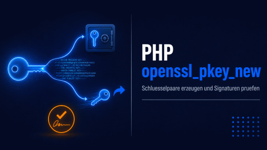 Illustration zum Tutorial: PHP openssl_pkey_new(): RSA- und EC-Schl&uuml;ssel erzeugen