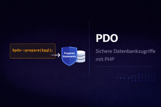Illustration zum Tutorial: PHP PDO: Sichere Datenbankzugriffe mit Prepared Statements