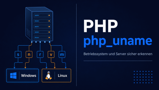 Illustration zum Tutorial: PHP php_uname(): Betriebssystem und Server erkennen