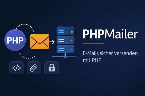Illustration zum Tutorial: PHPMailer: E-Mails mit PHP per SMTP sicher versenden