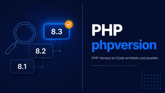 Illustration zum Tutorial: PHP phpversion(): PHP-Version ermitteln und vergleichen