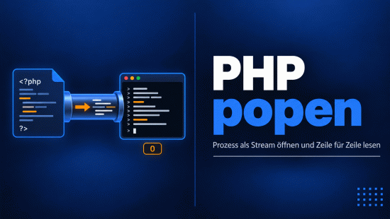 Illustration zum Tutorial: PHP popen() Function: Prozess-Pipe lesen und schreiben