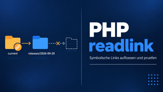 Illustration zum Tutorial: PHP readlink() Function: Symbolische Links gezielt auslesen
