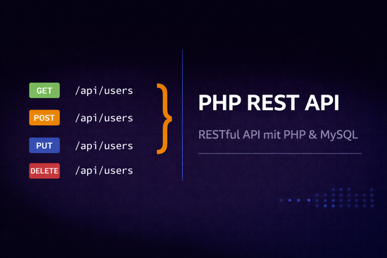 Illustration zum Tutorial: PHP REST API erstellen: CRUD-Endpunkte mit PHP und MySQL