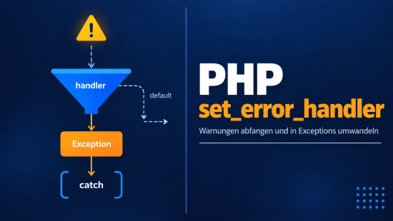 Illustration zum Tutorial: PHP set_error_handler(): Error Handling mit ErrorException
