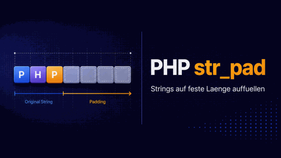 Illustration zum Tutorial: PHP str_pad(): Strings auff&uuml;llen f&uuml;r CLI-Tabellen und Zahlen