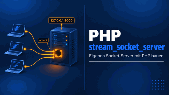 Illustration zum Tutorial: PHP stream_socket_server() Function: Socket-Server bauen
