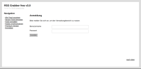 Anmeldung am Verwaltungsbereich