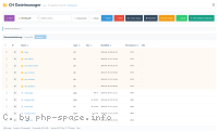 Screenshot Filemanager-Dateien anzeigen