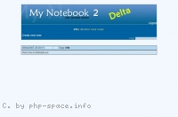 Screenshot vom Script MyNotebook