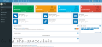 Screenshot PHPFusion---Admin-Panel---Dashboard- anzeigen