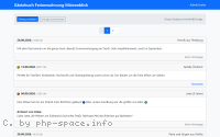 Screenshot PowerBook-Gaestebuch-mit-Eintraegen anzeigen