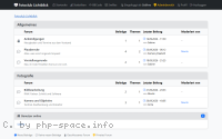 Screenshot vom Script PowerPHPBoard