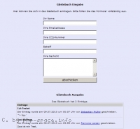 Screenshot gaestebuch_1.0 anzeigen
