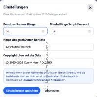 Screenshot htaccess-Einstellung anzeigen