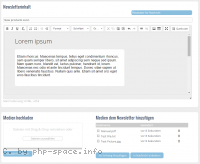 Screenshot MAILSolved - Newsletter System