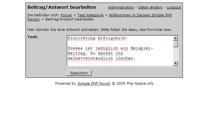Forums forum php info. Simple php. Namespace php. Beitrag.