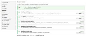 Update-Center mit allen Datenbank-Migrationen