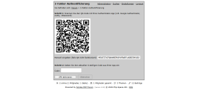 Einrichtung der Zwei-Faktor-Authentifizierung mit QR-Code